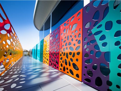 ติดตั้งแผ่นคอมโพสิตฉลุลาย ลวดลายสวยงาม สวยไม่ซ้ำใคร