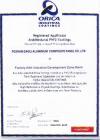 Architectural PVF2 Coatings Certificate